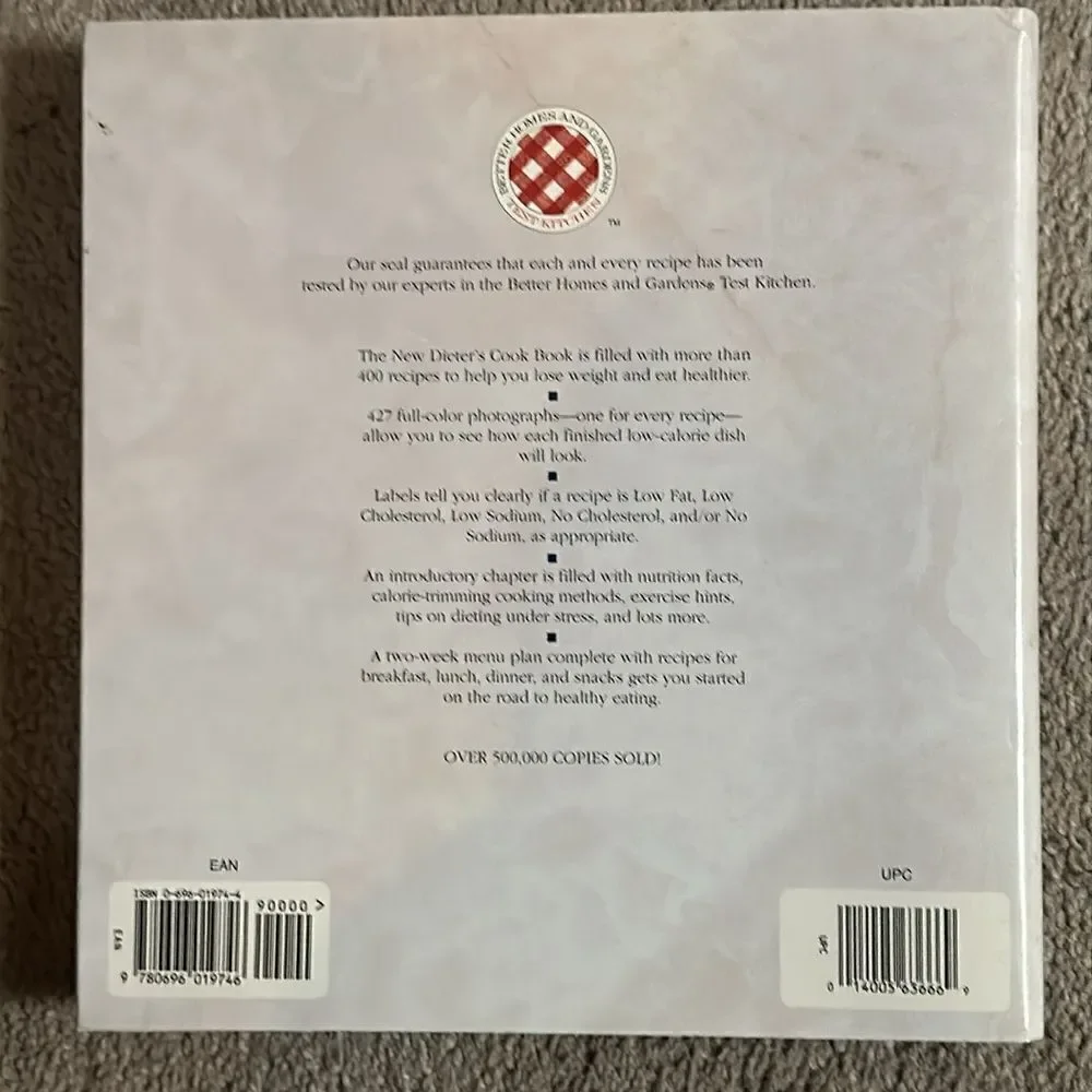 Better Homes and Gardens “New Dieters Cookbook”
